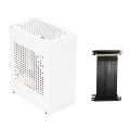 Mini ITX case-1 * Mini ITX case
1 * Extension Cable-white. 