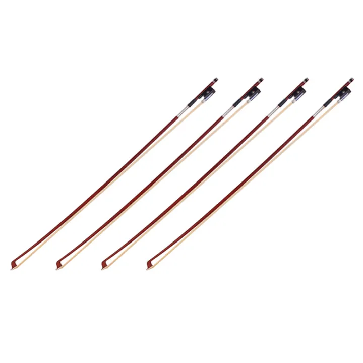 4X Black Octagonal Bow Children Playing Violin Bow Musical Instruments ...
