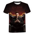 Lucifer T-shirt Men Women Summer Fashion Casual Short Sleeve 3D Lucifer Printed T-shirt Harajuku Streetwear Plus Size T Shirts. 