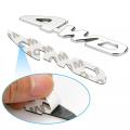 4WD Car Chromed Emblem Badge Car Sticker Logo. 