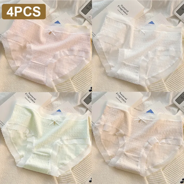 Pack%20of%204%20Women's%20lace%20Panties%20Seamless%20Underwear%20Comfortable%20Female%20Briefs%20Lingerie%20Breathable%20Ladies%20Underpant%20-%20Image%209