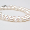 Single Line White Pearl Necklace Gift For- Women & Girls Mother of Pearl Necklace.