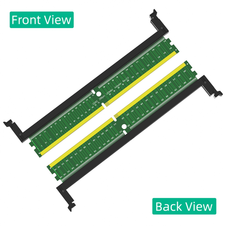 1%20Piece%20DDR5%20U-Dimm%20288pin%20Adapter%20Ddr5%20Memory%20Test%20Protection%20Card%20with%20Short%20Latch%20Green%20-%20Image%205