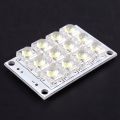 5X DC 3V 5V 12 LED Super Bright White Piranha LED Circuit Board LED Lights Light Yacht.