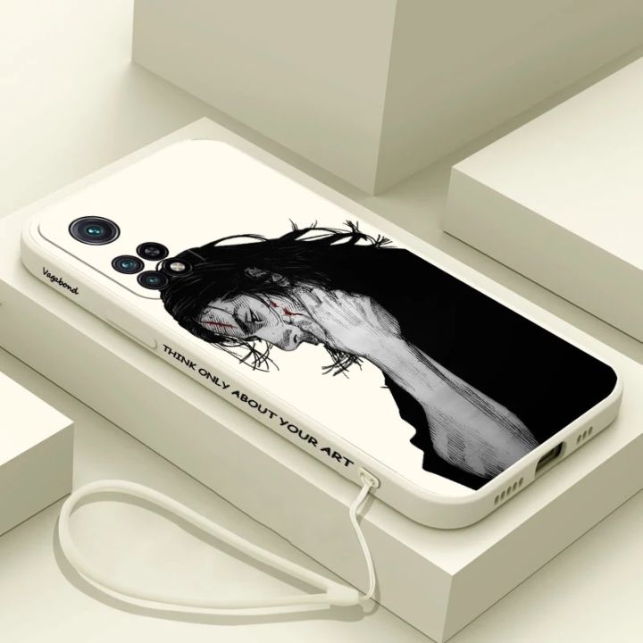 Vagabond Manga Phone Case For Xiaomi Redmi Note 12 11 11T 10 10S 9 Pro Plus 10C 9A 9C 9T K40 K50 K60 4G 5G With Hand Strap