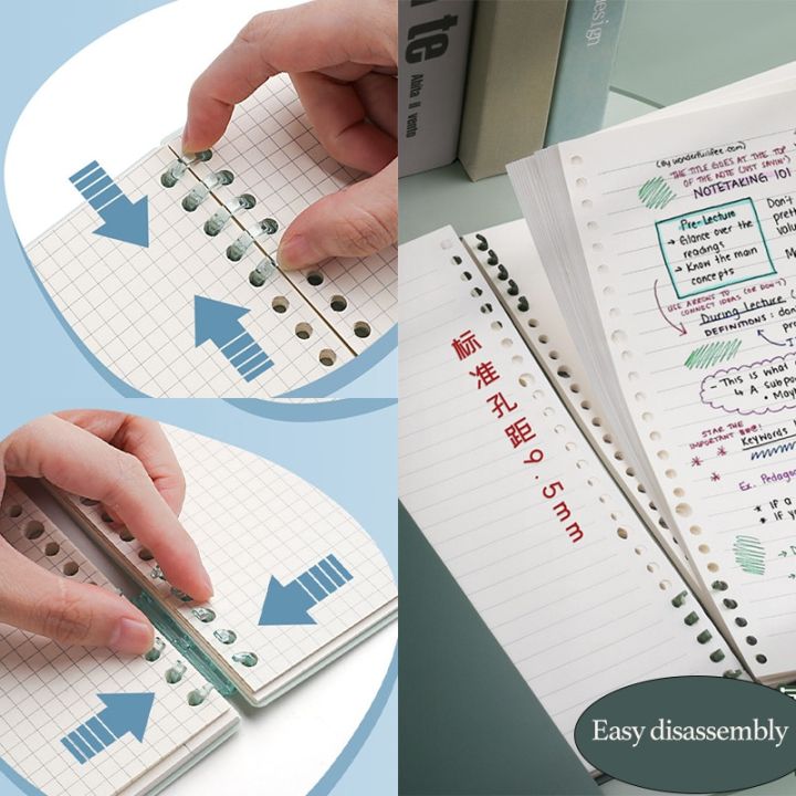 4Pcs%20Loose-leaf%20Book%20PP%20CoverColorful%20Binder%20Spiral%20Ring%20Transparent%20Plastic%20Cute%20Stationery%20Office%20School%20Supplies%20-%20Image%202