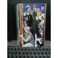 HD Print Waterproof BTS Notebook Double Spiral. 