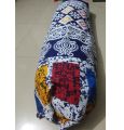Cotton Mixed Side Pillow Cover Kol Balish Cover Multicolor by Shopallzz - (Fita deya hobe nah).