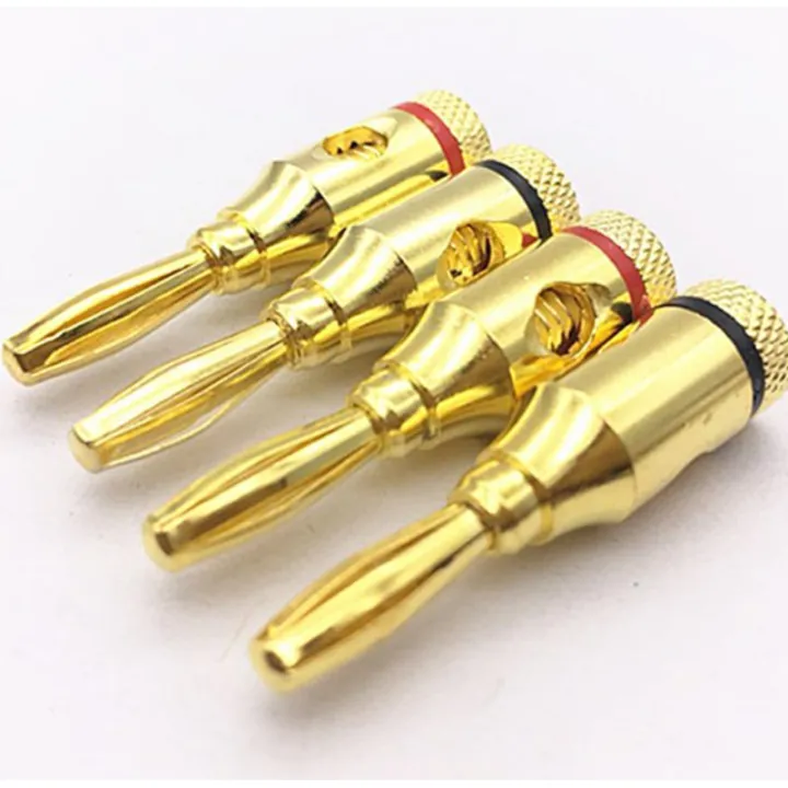 BRADOO-Banana%20Plugs%20Open%20Screw%2024K%20Gold%20Plated%20Plugs%20Audio%20Jack%20Connector%20for%20Speaker%20Stereo%20Cable,%2024-Pack%20(12%20Red,%2012%20Black)%20-%20Image%205