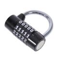 5 Digit Password Safety Lock Wide Shackle Combination Padlock New. 