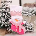 ECHIDNA Holiday Gift Bag with Hanging Rope Cloth Xmas Favor Bag Snack Candy Fruit Storage Bag.