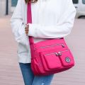 Women Nylon Shoulder Bags Female Solid Zipper Luxury Female Handag Designer Messenger Bags Summer Beach Crossbody Bag Sac A Main. 