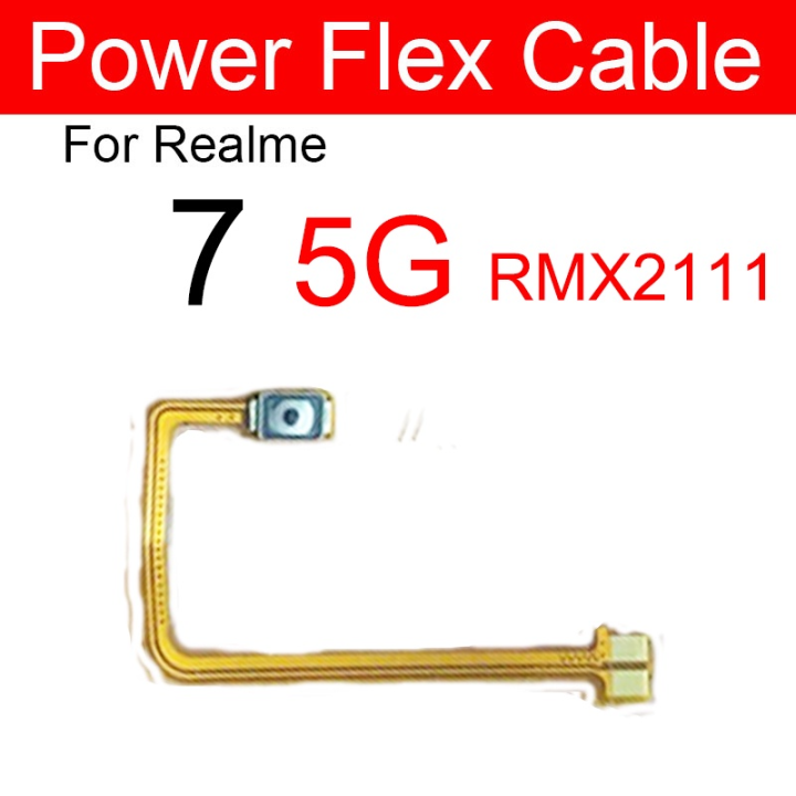 Realme%207%208%208S%204G%205G%208%20Pro%208i%209i%20Power%20on%20/%20off%20Switch%20Button%20Side%20Volume%20Up%20Down%20Buttons%20Flex%20Cable%20Replacement%20Part%20-%20Image%202