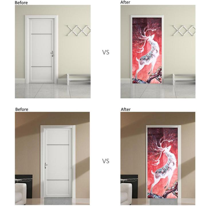 3D%20Door%20Wall%20Sticker%20FridgeDeer%20Waterproof%20Sticker%20Self%20Adhesive%20Paper%20Wrap%20Mural%20Decal%20-%20Image%209