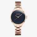 CURREN 9015 RoseGold Stainless Steel Watch For Women - RoseGold & Blue. 