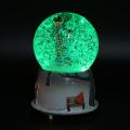 Globe snow LED musical Lovers Shape Lamp Light Music Box Nightlight Office Ornament Home Decor.