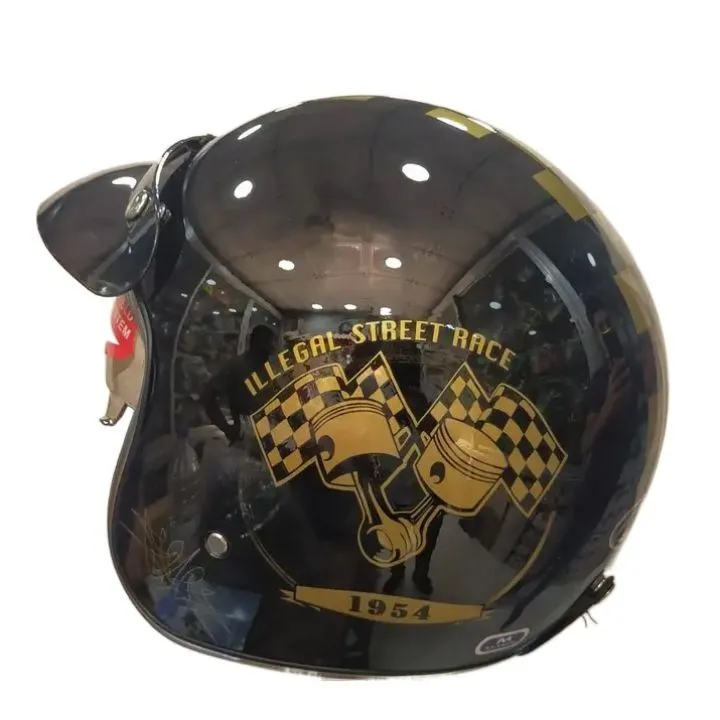 HD%20Open%20face%20Dot%20certified%20motorcycle%20Helmet%20riders%20-%20Image%204