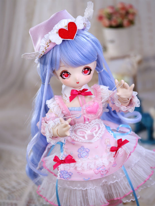 1/4%20BJD%20Loli%20Doll%2040cm%20Two-dimensional%20anime%20Girl%20Doll%20Toys%20With%20Full%20Outfits%20Clothes%20Wig%20Shoes%20Makeup%20Children%20Christmas%20Gift%20-%20Image%202