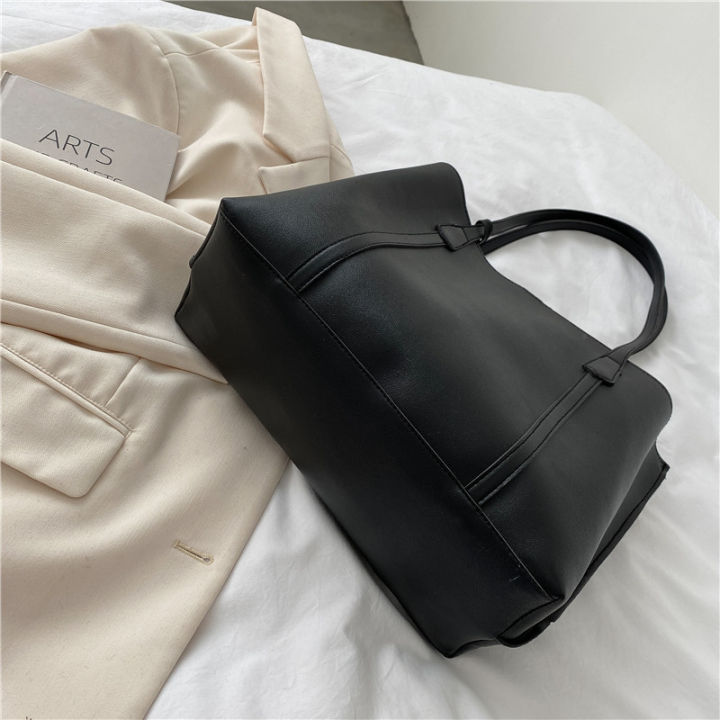 Autumn%20and%20Winter%20Big%20Bag%20Women's%202021%20New%20Korean%20Version%20Trendy%20Simple%20Large%20Capacity%20Soft%20Leather%20Tote%20Bag%20Casual%20and%20Versatile%20Shoulder%20Bag%20-%20Image%202