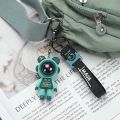 Comfyart Boys Girls Creative Cool Stylish Astronaut Suit Standing Play Bear Keychain Key Ring, Girlfriend Boyfriend Valentine Lover Christmas Birthday Collection Gift Bag Pendant Wrist Strap - Key Ring. 