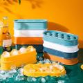 Round Ice Cube Tray,Ice Ball Maker,Reusable Large Ice Sphere Mold Tray,Easy Release Round Ice Sphere Tray for Cocktails,Bourbon.