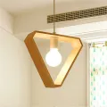 Chandelier Decorative Ceiling Lamp Indoor Chandelier Simple Geometric Dining Room Chandelier (Without Bulb). 