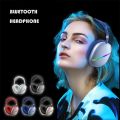 AKZ MAX10 Head-mounted RGB Wireless Bluetooth Music Headset With Microphone, Supports TF Card. 
