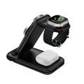 4in1 15W Foldable Wireless Charger Fast Charging Station For Iphone Magsafe For Apple Watch For Airport Travel Business Trip Tetuo. 