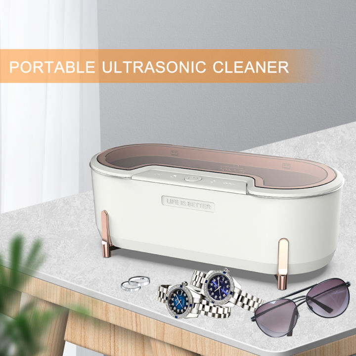 KOGEEK Ultrasonic Cleaner Portable Household Ultrasonic Cleaning Machine Wash Machine with Timer Auto Shutdown 4 Modes for Cleaning Eyeglasses Watch Jewelry