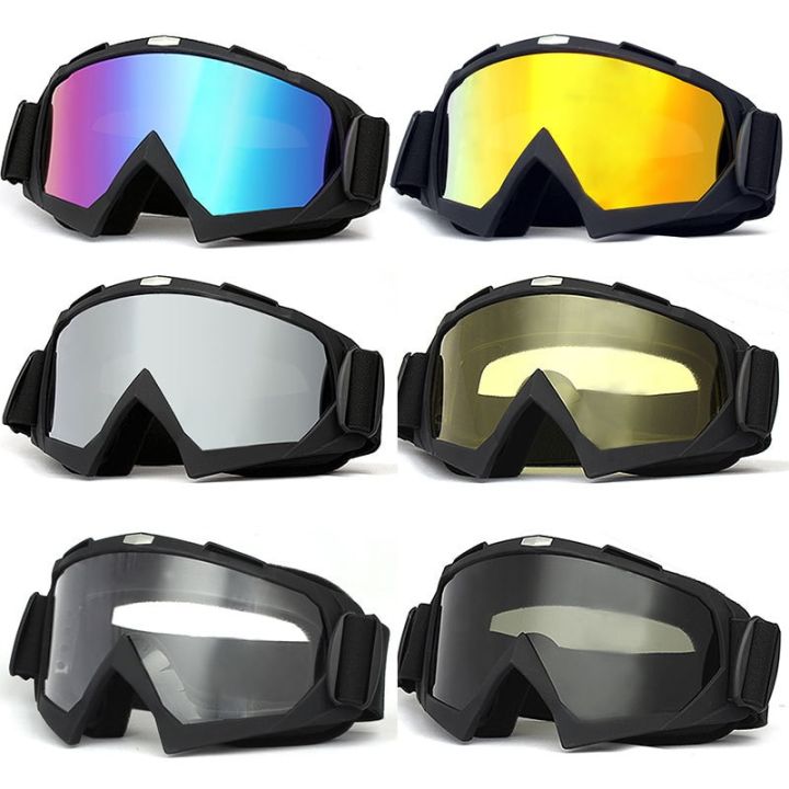 (New)Dirt Motorcycle Goggle Helmet bike Glae Outdoor Cycling Glae Moto kiing Windproof andproof UV Protection unglae