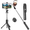 XT-02 3-In-1 Wireless Bluetooth Remote Selfie Stick With Tripod. 