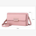 Fashion Female Soft Leather Single Shoulder Bag Large Capacity Women Messenger Wallet Solid Color Ladies Casual Diagonal Purse. 