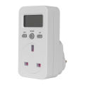 Practical product Digital Power Meter Plug-In Socket Electric Wattmeter Energy Monitor Uk Plug. 