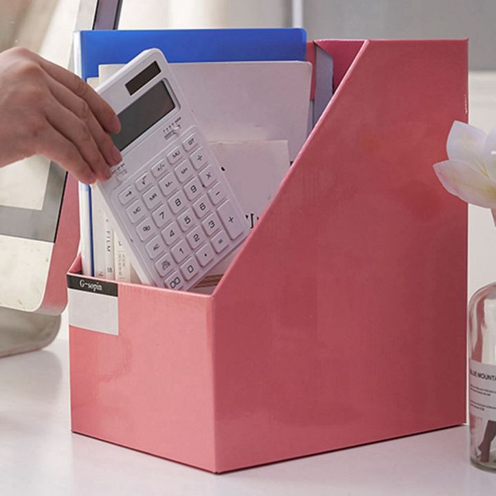 2X%20Kraft%20Paper%20Magazine%20Rack%20Bookend%20Large%20Book%20Stand%20File%20Holder%20Foldable%20Documents%20Organizer%20Office%20Storage%20Rack%20-%20Image%205