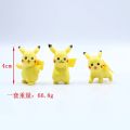 10pcs/sets cartoon movie Pokemon Action figure mini toys dolls 4CM Pikachu Action figure model children gifts birthday gifts.