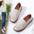 Summer Women Casual Shoes Fashion Hollow Out Loafers Breathable Women's Flat Shoes Ladies Designer Sneakers Slip-on Moccasins Moonlight Shines. 