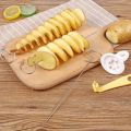 Potato Spiral Cutter - Set Plastic Potato Cutter - Create Fun Spiraled Potatoes With A Potato Spiral Cutter.