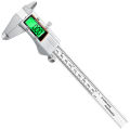 GC Digital Caliper, 0-6" Vernier Caliper With LCD Screen, High Accuracy Stainless Steel Metal Shell Electronic Micrometer Caliper Measuring Tools (0-150mm). 