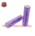 Lithium Li-ion 18650 3.7V Top on Flat Rechargeable Battery. 