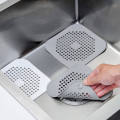 Anti-clogging Filter Mesh Sink with Sucker Kitchen Silicone Sink Floor Drain Cover Household Sewer Screen Bathroom.