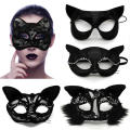 Half face Lace Eye Seductive Fox Cosplay Lace Fox for Costume Party Wedding Halloween Masquerade Women Girl.