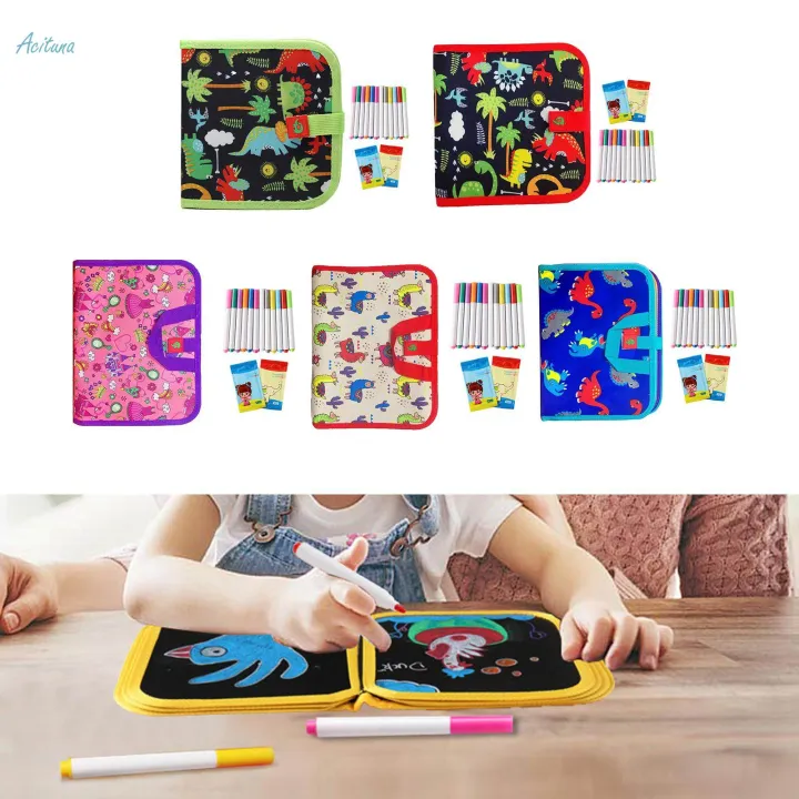 Kids Erasable Book Doodle Set Boys Girls Writing Painting Set Painting Toys