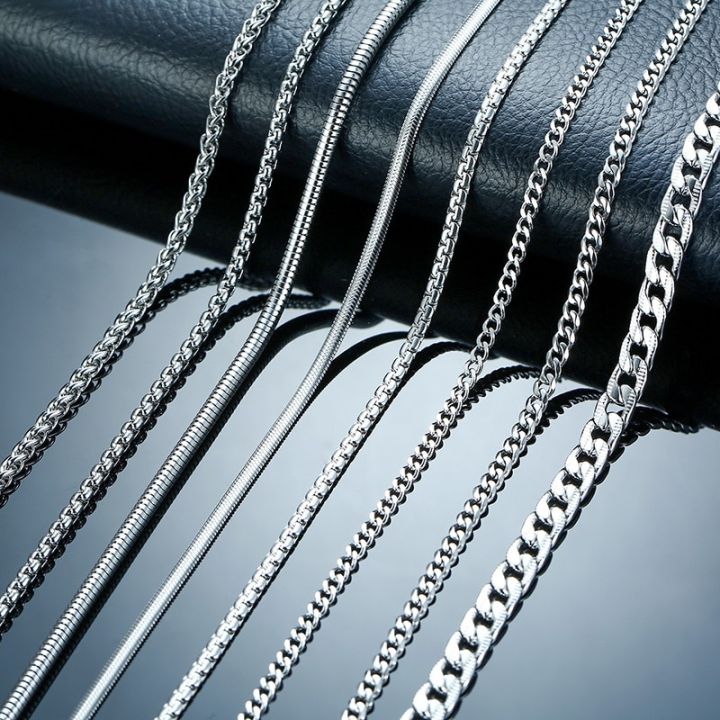 Vnox%203-6MM%20Tone%20Snake%20Cocoon%20Curb%20Link%20Flat%20Box%20Wheat%20Chains%20Stainless%20Steel%20Men%20Necklace%20Choker%20Jewelry%2024%20inch%20-%20Image%203