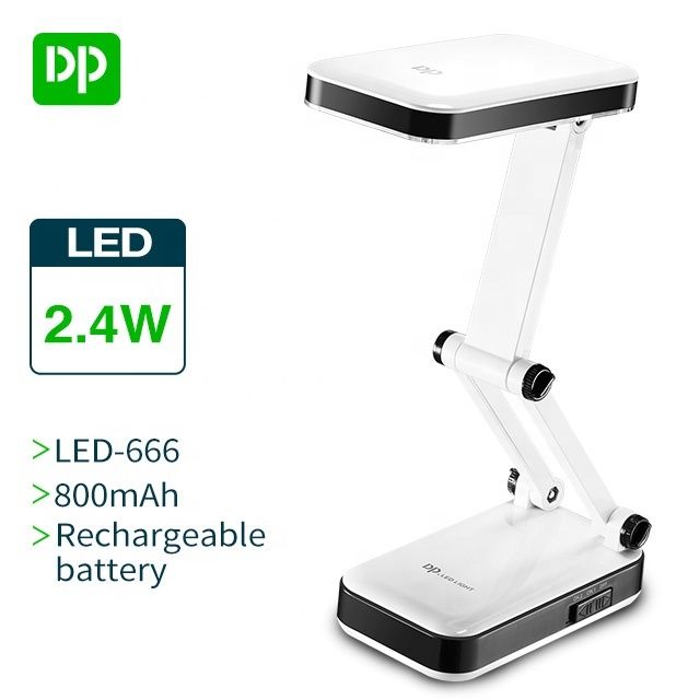 DP LED Table Lamp Rechargeable Learning Reading Desk Lamp Led Bedroom Lamp LED-666