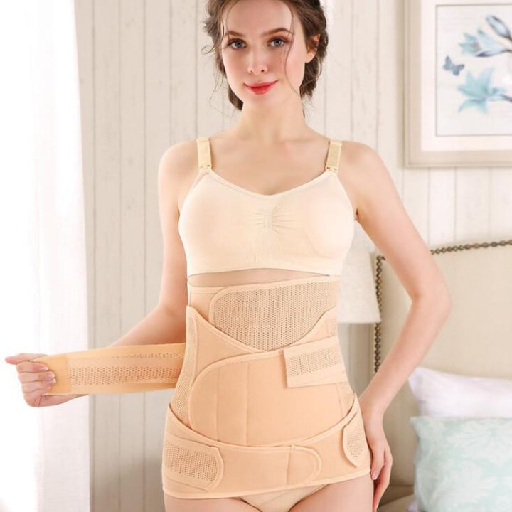 Postpartum%20Belt%20Body%20Recovery%20Shapewear%20Belly%20Slim%20Waist%20Cinchers%20Breathable%20Waist%20Trainer%20Corset%20Maternity%20Belly%20Belt%20Band%20-%20Image%204