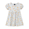 Girls Comfortable Printed Casual Short Sleeve Frock From Levin. 