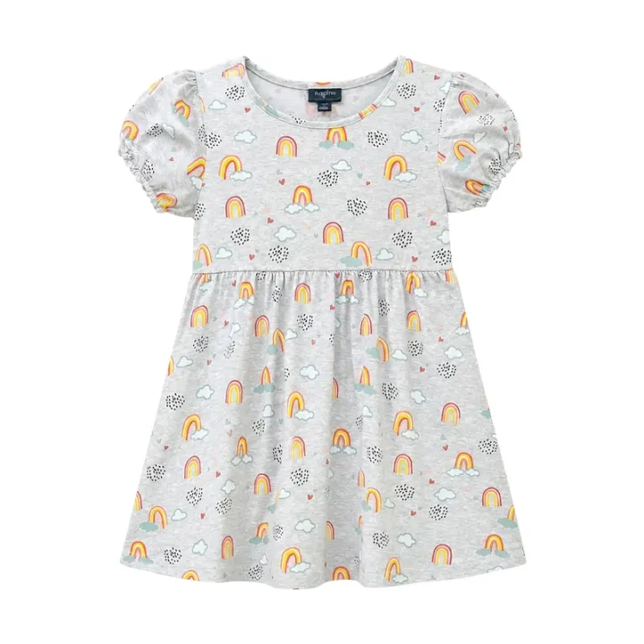 Girls%20Comfortable%20Printed%20Casual%20Short%20Sleeve%20Frock%20From%20Levin%20-%20Image%209
