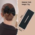 1PC Women Girl Multicolor Bun Print Headband Hairpin DIY Cloth Hair Circle Bun Maker Ponytail Holder Curler Hair Accessories.
