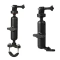 360° Rotating Handlebar Mount and Mirror Mount Holder Aluminum Alloy  For Motorcycle For Gopro Hero13/12/11/10/9/8/7/6/5/4+ Osmo Action Cameras Bike Bracket Motowolf brand. 