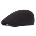 Men Women Cotton linen Berets sombrero hombre outdoor travel solid Gatsby Cap Ivy Hat Driving Flat Cabbie Newsboy Cap.